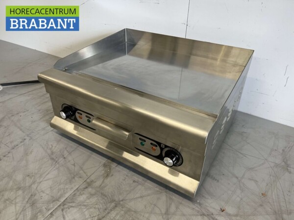 Acier inoxydable Plaque de gril miroir Gril chromé 60 cm 400V Horeca – Image 2