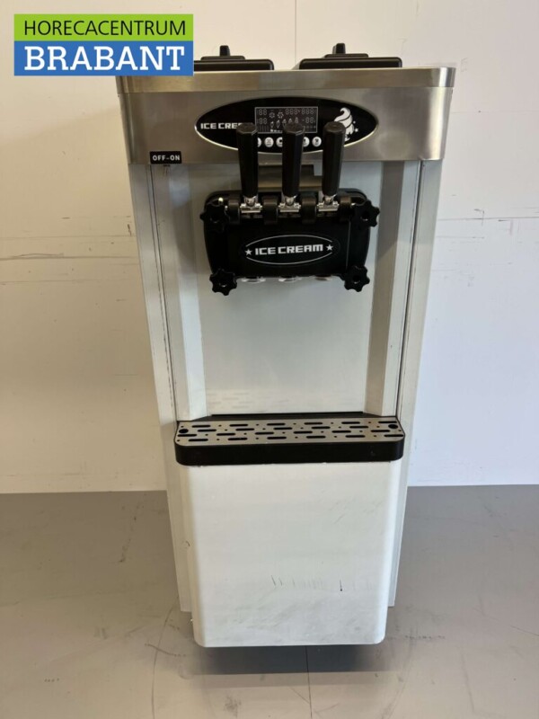 Acier inoxydable Machine à glace mobile 2 parfums 230V Horeca