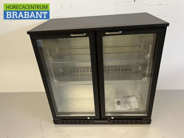Backbar Bar Cooler Portes en verre pliantes 218 litres 90 cm 230V Horeca