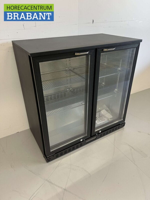 Backbar Bar Cooler Portes en verre pliantes 218 litres 90 cm 230V Horeca – Image 3