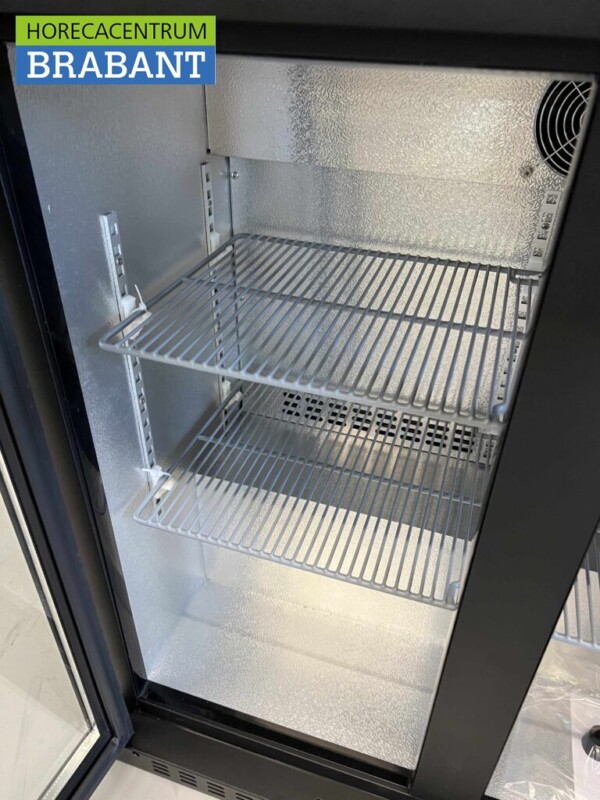 Backbar Bar Cooler Portes en verre pliantes 218 litres 90 cm 230V Horeca – Image 5