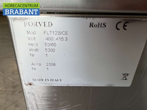 Friteuse Forved Top-up en acier inoxydable 12 litres 400V Horeca – Image 6
