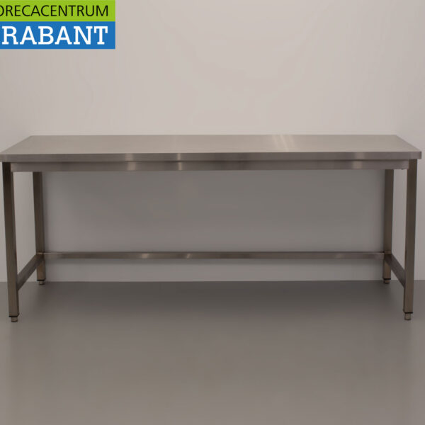 Table de travail en acier inoxydable Premium-line 200 x 60 x 85 cm Restauration