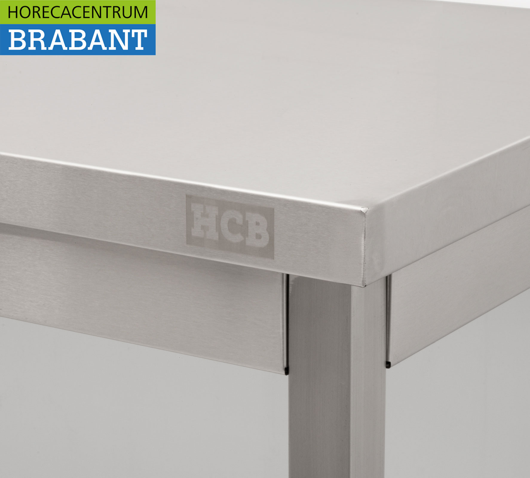 Table de travail HCB en acier inoxydable Premium-line 200 x 60 x 85 cm Restauration – Image 4