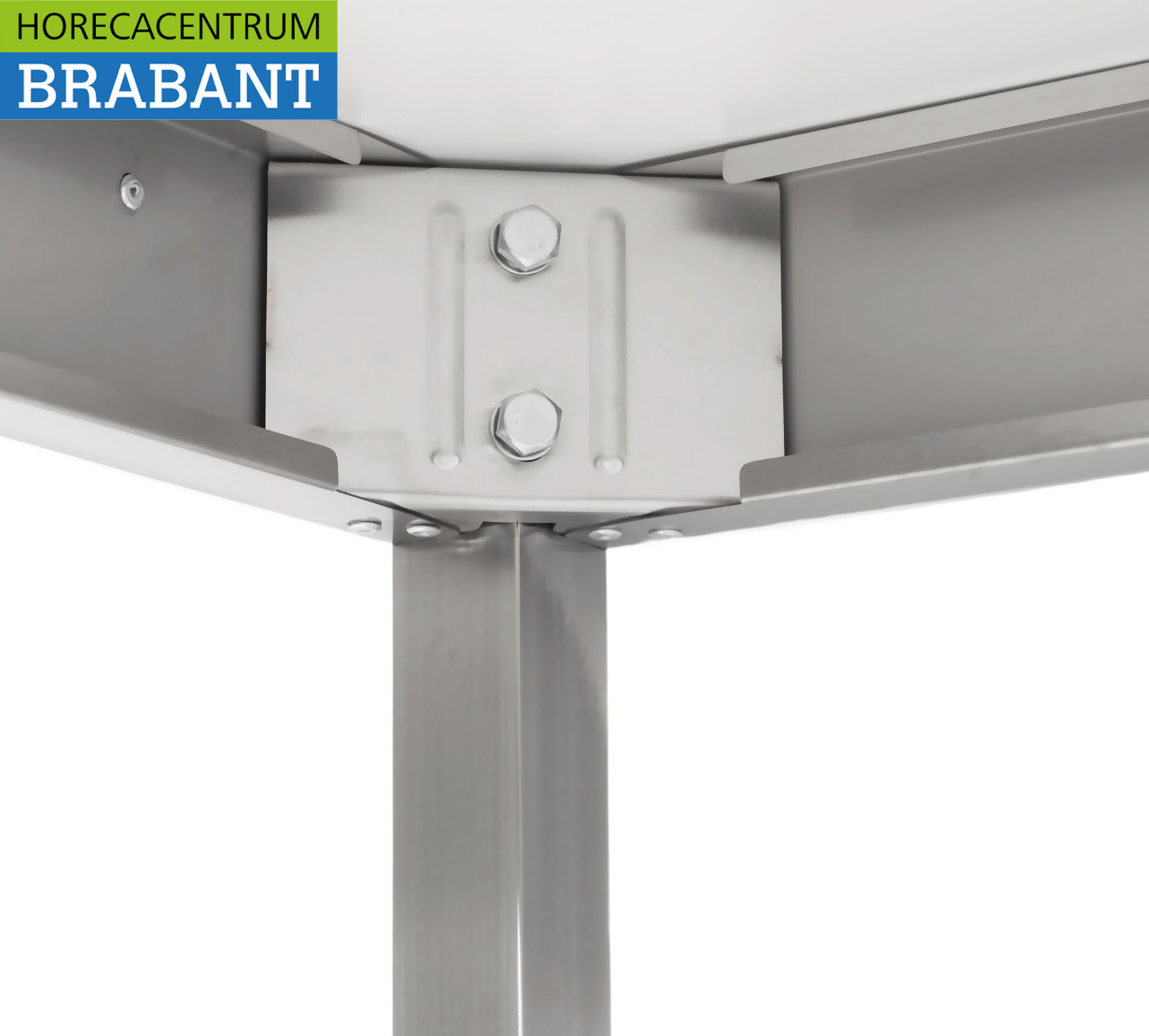Table de travail HCB en acier inoxydable Premium-line 150 x 60 x 85 cm Restauration – Image 5