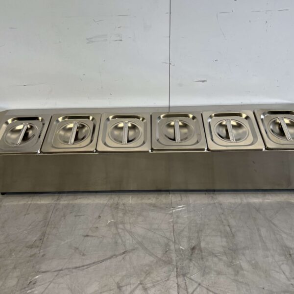 Support de plateau GN en acier inoxydable 6 x 1/6 gastronorm GN 99,5 cm Horeca