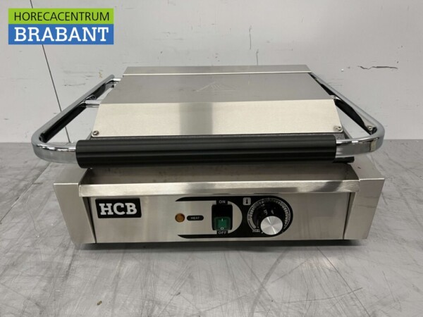 Acier inoxydable Grille de contact Paninigrill Grille nervurée 230V Horeca