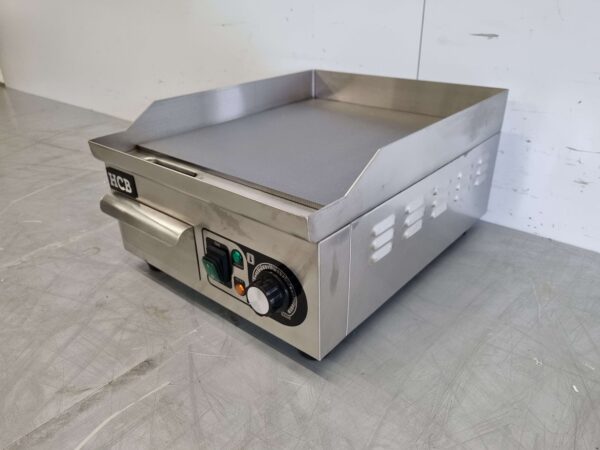 Plaque de gril en acier inoxydable Lisse 36 cm 230V Horeca – Image 2