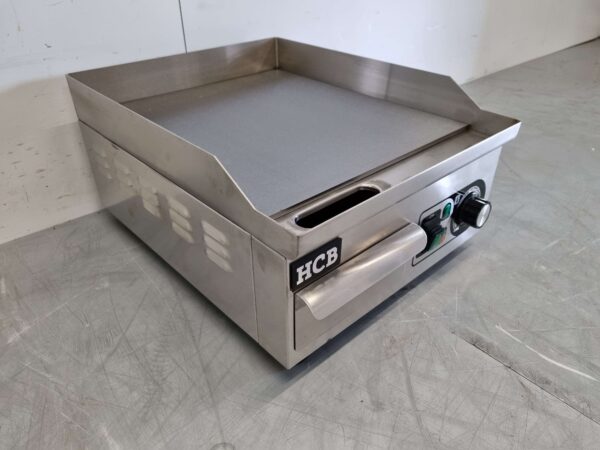 Plaque de gril en acier inoxydable Lisse 36 cm 230V Horeca – Image 3