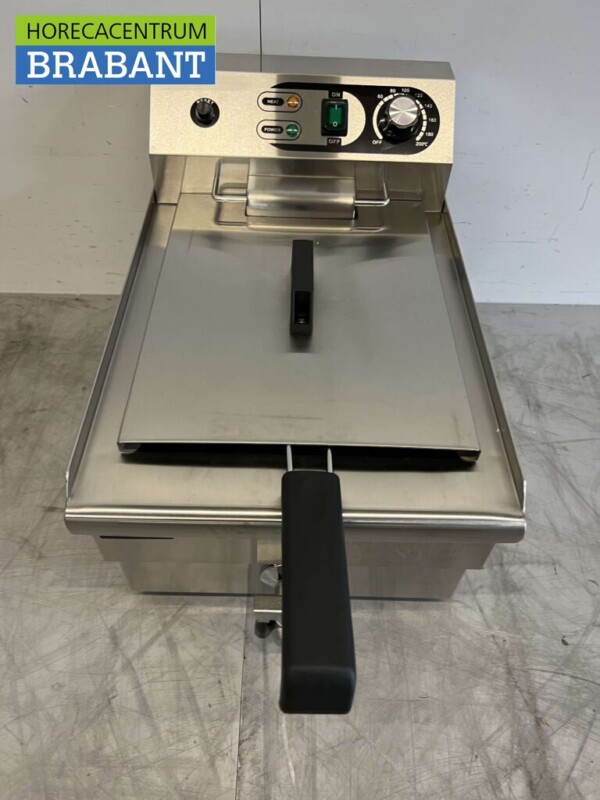 Friteuse en acier inoxydable 13 litres Vanne de vidange 230V Horeca – Image 5