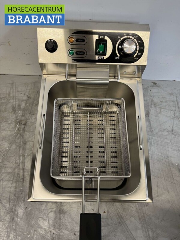 Friteuse en acier inoxydable 13 litres Vanne de vidange 230V Horeca – Image 6
