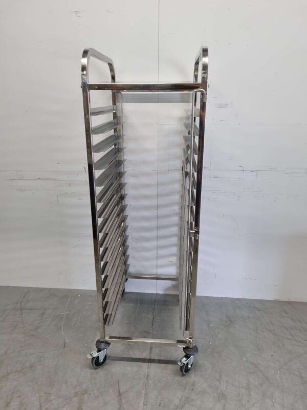 Chariot Regal en acier inoxydable 15 x 47/66 cm Horeca