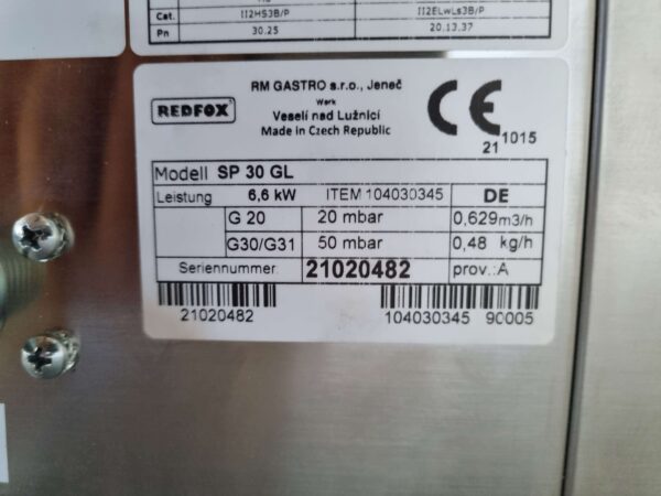 Acier inoxydable RedFox Plaque de cuisson à 2 feux encastrable Plaque de cuisson à gaz 33 cm GAS Horeca – Image 6