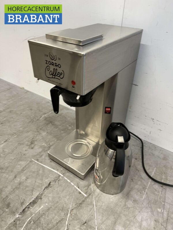 Machine à café Zorro en acier inoxydable Machine à café 230V Horeca – Image 2