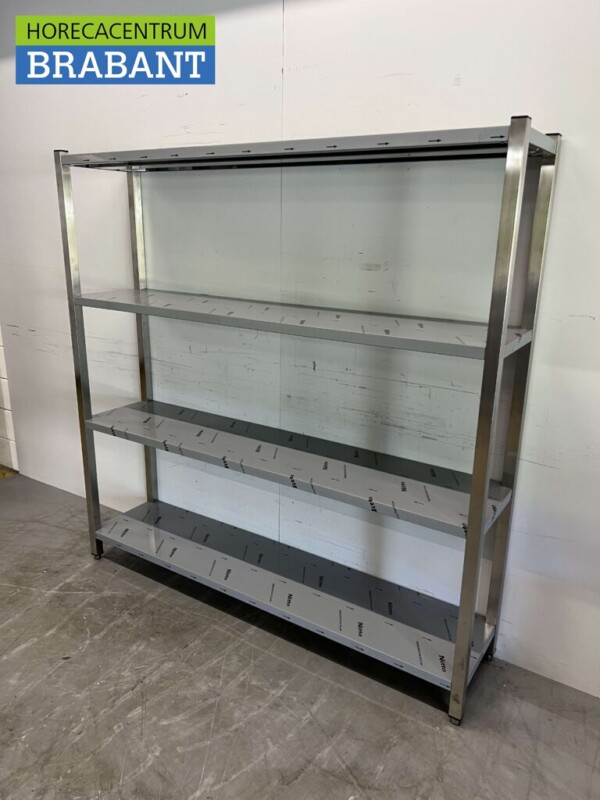 Rack de stockage en acier inoxydable Rack Premium-line 180 x 40 x 180 cm Catering – Image 2
