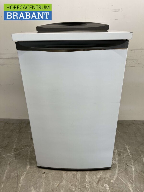 Réfrigérateur Mercatus en acier inoxydable pour poubelle à roulettes 240 litres Horeca