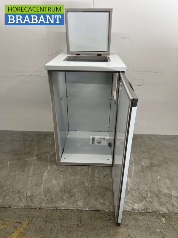 Réfrigérateur Mercatus en acier inoxydable pour poubelle à roulettes 240 litres Horeca – Image 5