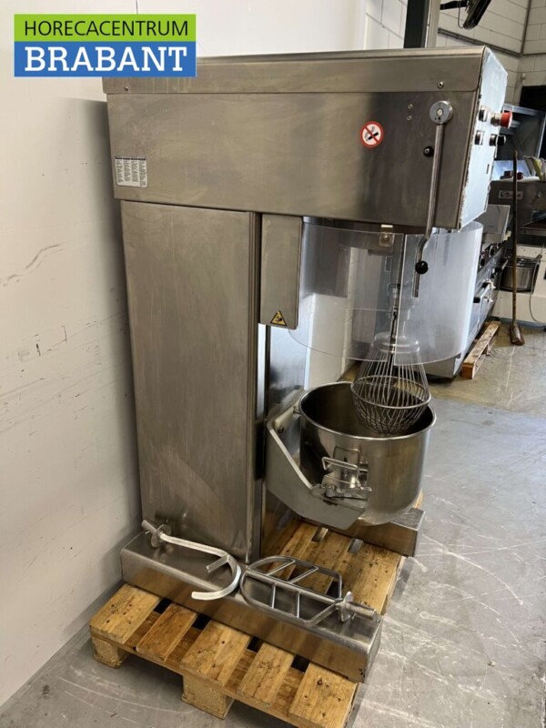 Acier inoxydable Polin Ostali PL35HD Mélangeur plan Mélangeur cuve en acier inoxydable 35 litres 400V Horeca – Image 6