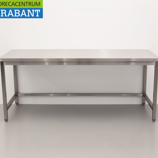 Table de travail HCB en acier inoxydable Premium-line 200 x 70 x 85 cm Restauration