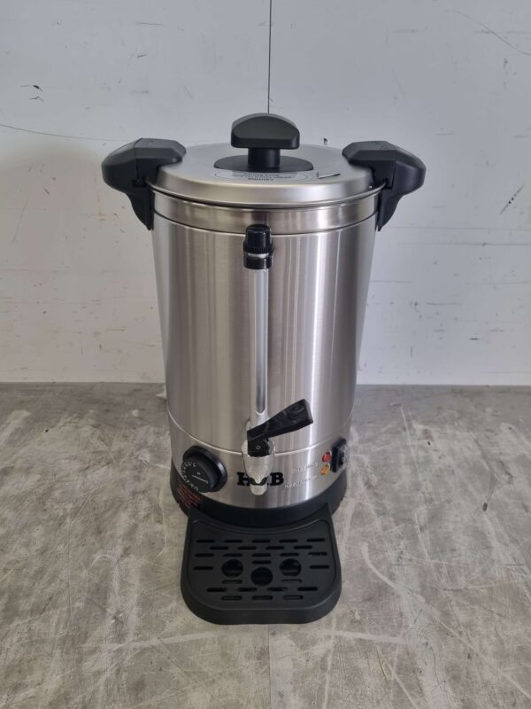 Bouilloire en acier inoxydable à double paroi Chaudière avec bac de récupération 6,3 litres 230V Horeca