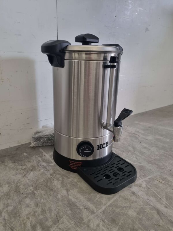 Bouilloire en acier inoxydable à double paroi Chaudière avec bac de récupération 6,3 litres 230V Horeca – Image 2