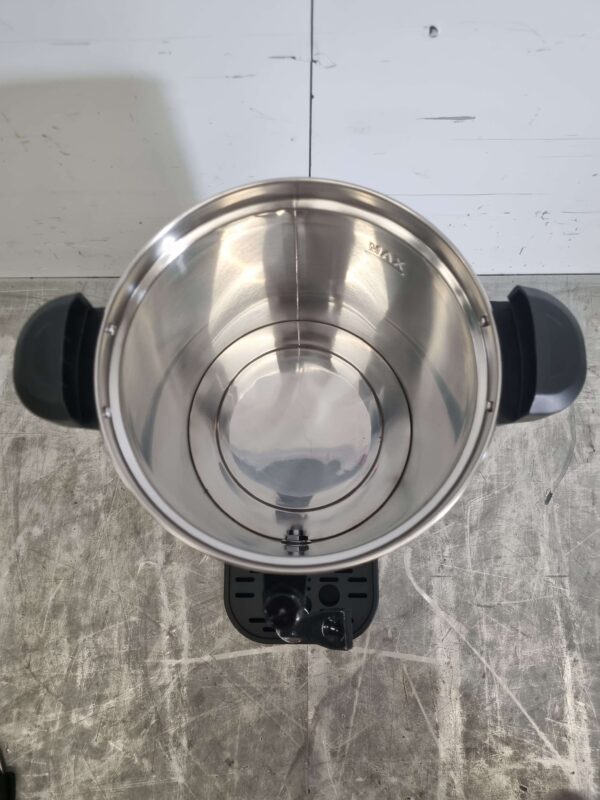Bouilloire en acier inoxydable à double paroi Chaudière avec bac de récupération 6,3 litres 230V Horeca – Image 5
