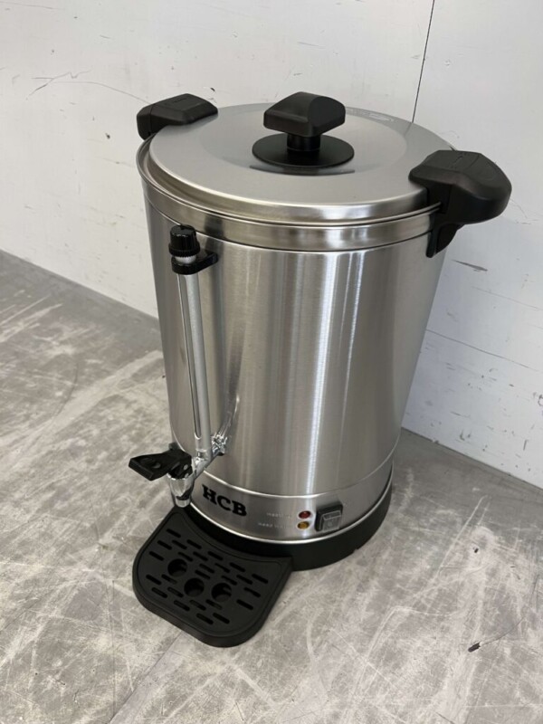 HCB Acier inoxydable Chaudière à double paroi Chaudière avec bac de récupération 14,3 litres 230V Horeca – Image 2