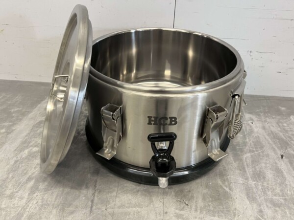 Récipient portable isotherme en acier inoxydable avec robinet de vidange 10 litres Restauration – Image 4