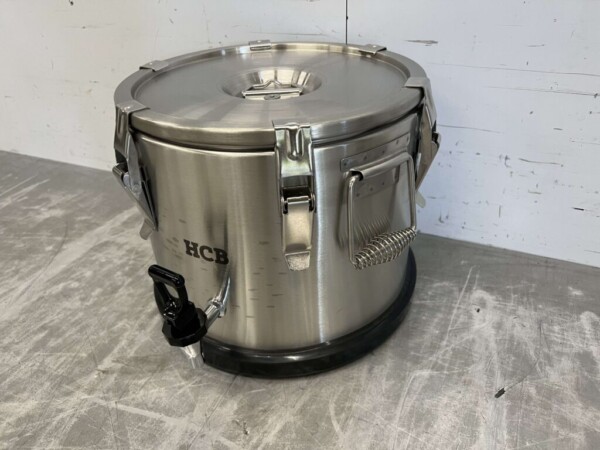 Récipient portable isotherme en acier inoxydable avec robinet de vidange 15 litres Restauration – Image 2
