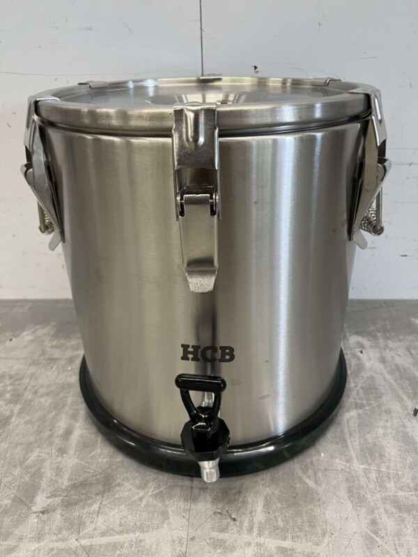Récipient portable isotherme en acier inoxydable avec robinet de vidange 20 litres Restauration