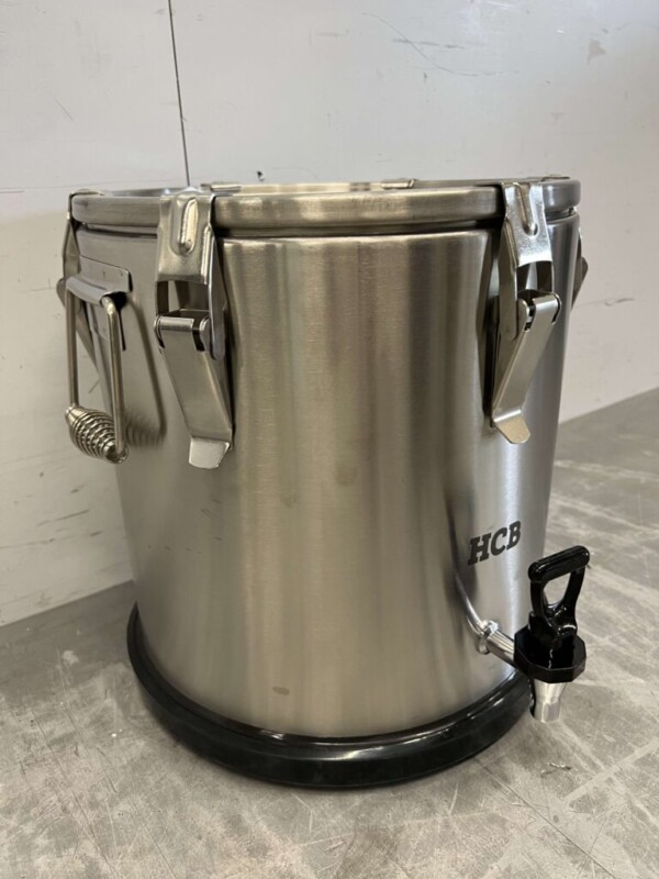 Récipient portable isotherme en acier inoxydable avec robinet de vidange 20 litres Restauration – Image 2