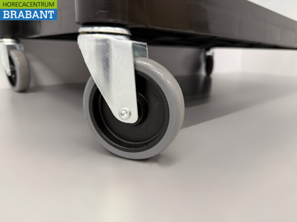 Chariot de service en plastique 2 étages 102 cm Horeca – Image 4