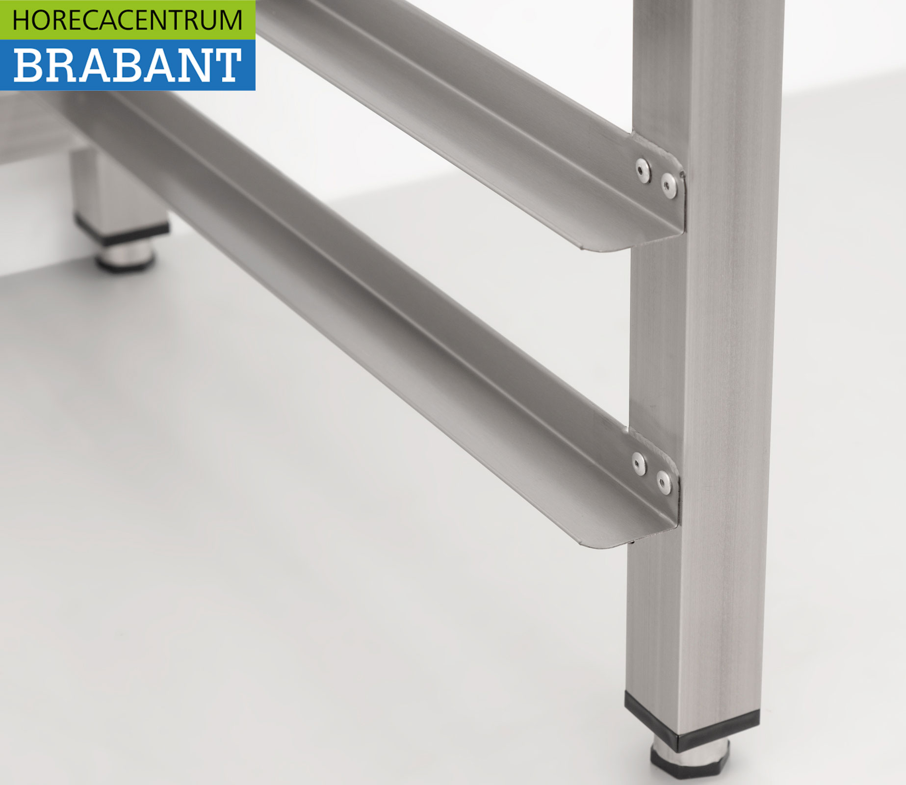 Chariot en acier inoxydable HCB pour lave-vaisselle Premium-line 61 x 61 x 40 cm Restauration – Image 5