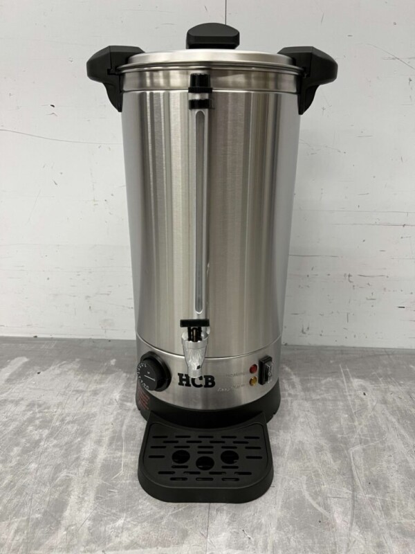 Bouilloire en acier inoxydable à double paroi Chaudière avec bac de récupération 8,7 litres 230V Horeca