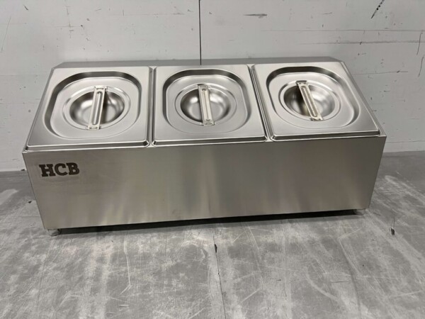Support de plateau GN en acier inoxydable 3 x 1/6 gastronorme GN 50 cm Horeca