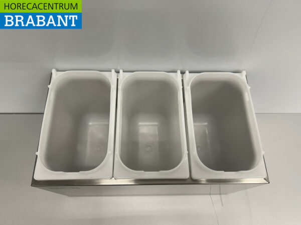 HCB inox Double Sauce Bar Sauce Pump Sauce Dispenser 3 x 2 litres Horeca – Image 4