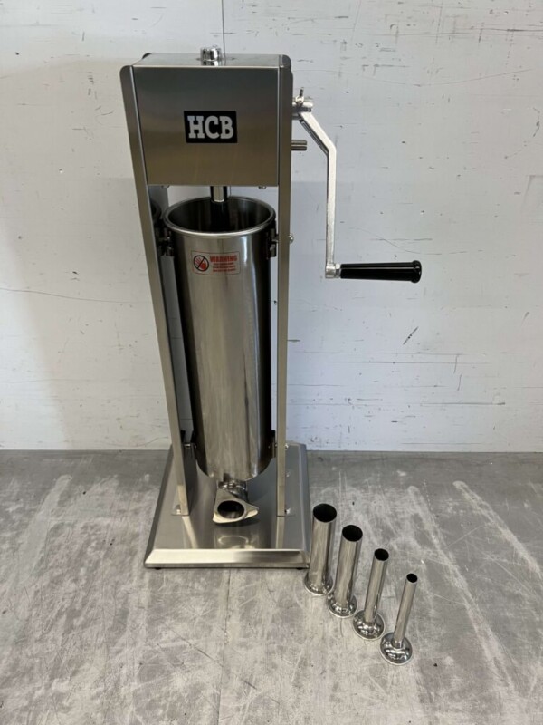 Acier inoxydable Bouchon vertical de boîte à farce Remplisseur de saucisses 7 litres Restauration Boucherie