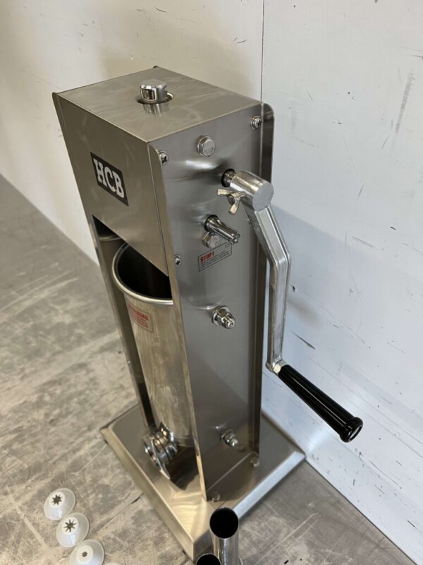 Machine à churros verticale en acier inoxydable Machine à churros pour farcir les boîtes de conserve Remplisseur de saucisses 5 litres Restauration – Image 4