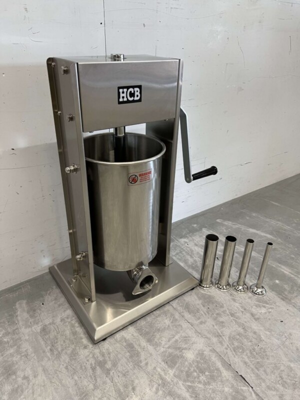 Bouchon de boîte à farce vertical en acier inoxydable 12 litres Restauration Boucherie – Image 3