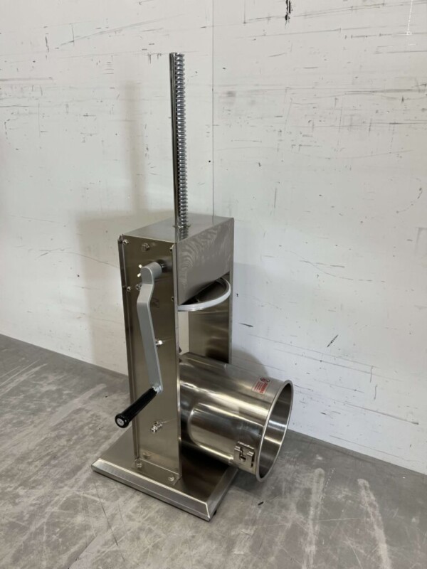 Machine à churros verticale en acier inoxydable Machine à churros pour farcir les boîtes de conserve Remplisseur de saucisses 10 litres Restauration – Image 5