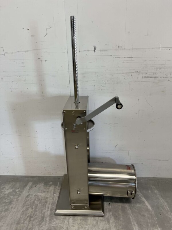 Machine à churros verticale en acier inoxydable Machine à churros pour farcir les boîtes de conserve Remplisseur de saucisses 15 litres Restauration – Image 5
