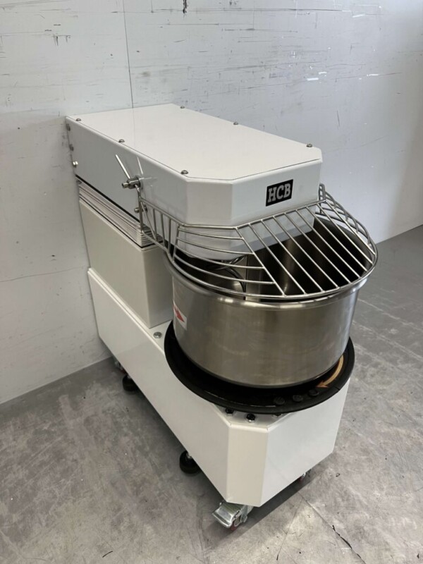 Acier inoxydable Mélangeur à spirale mobile Mélangeur de pâte 20 litres 400V Horeca – Image 3