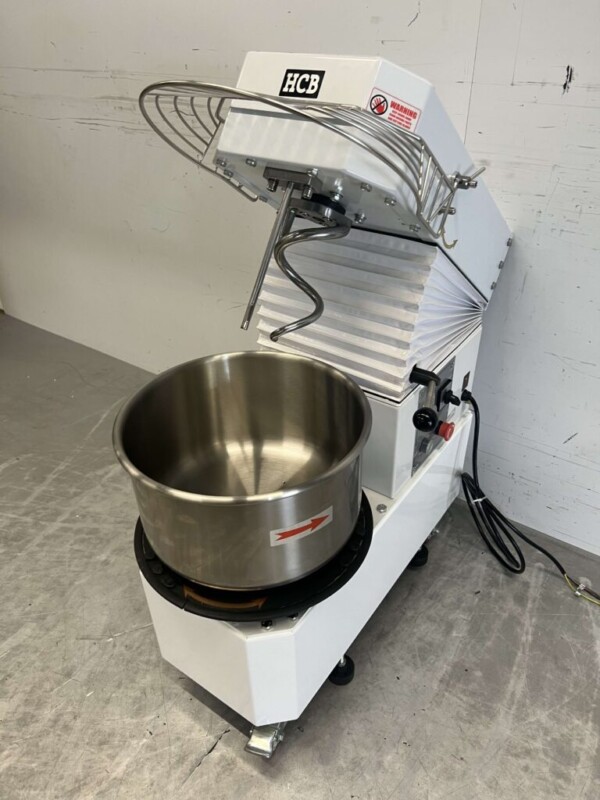 Acier inoxydable Mélangeur à spirale mobile Mélangeur de pâte 20 litres 400V Horeca – Image 5