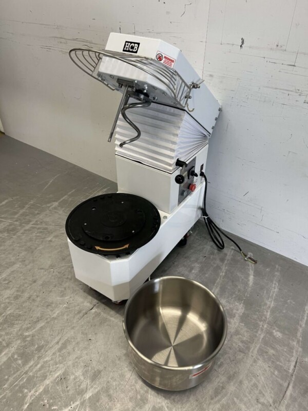 Acier inoxydable Mélangeur à spirale mobile Mélangeur de pâte 20 litres 400V Horeca – Image 6