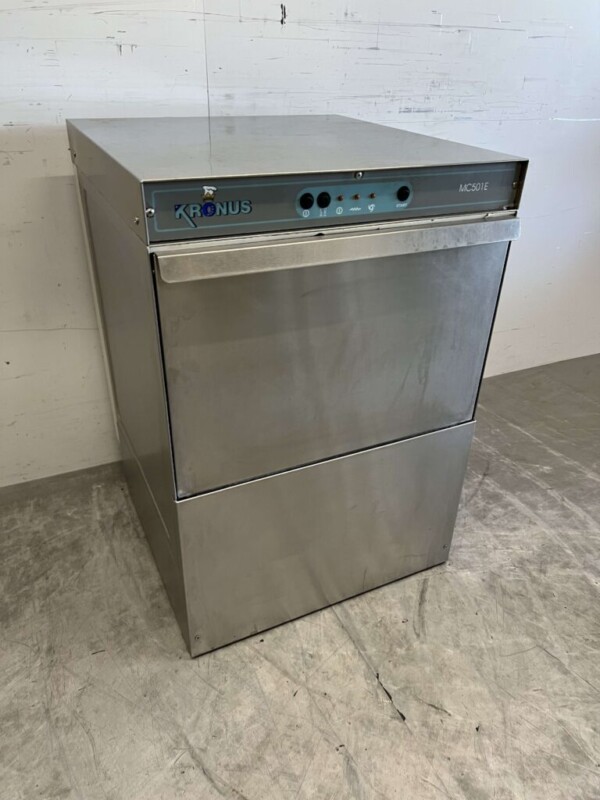 Lave-vaisselle Kronus en acier inoxydable Chargement frontal 400V Horeca – Image 3