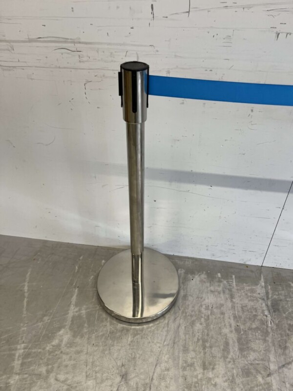 Saro Barrière noire avec bande de traction 180 cm Horeca