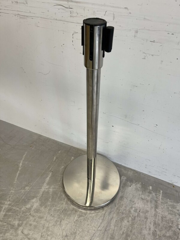 Saro Barrière noire avec bande de traction 180 cm Horeca – Image 3