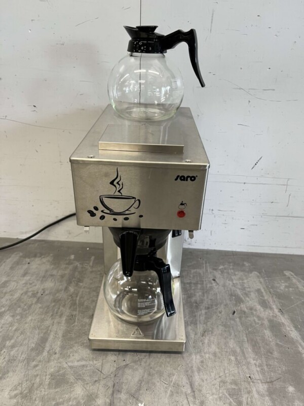 Machine à café Saro K12 en acier inoxydable Machine à café avec 2 pichets 230V Horeca