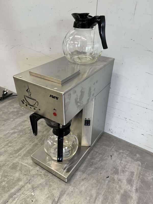 Machine à café Saro K12 en acier inoxydable Machine à café avec 2 pichets 230V Horeca – Image 2