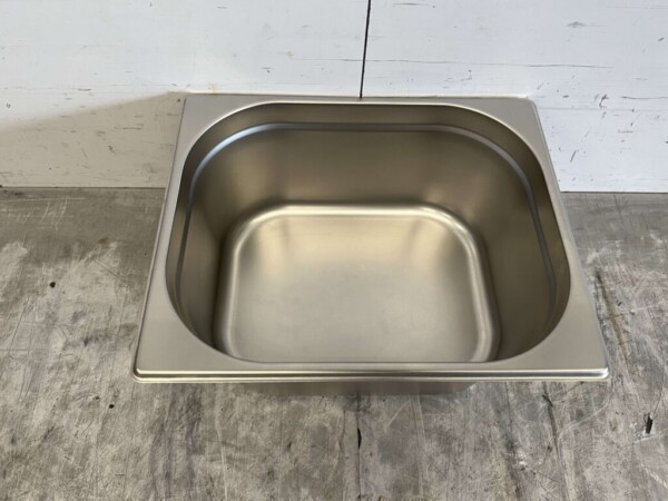 Bac GN Gastronorm en acier inoxydable 1/2 Profondeur 150 mm Restauration – Image 2